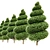 Burford Holly Spiral Topiary Tree: Stunning 3D Model 3D model small image 2