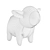 Plush Sheep Interior Toy 3D model small image 3