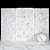 Elegant White Marble Tiles: Exquisite Luxe Finish 3D model small image 3