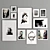  Elegant Art Frames - Variety of Sizes and Materials 3D model small image 2