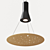 Lens F46 Pendant Lamp: Sleek Metal Design for Modern Spaces 3D model small image 2