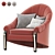 Contemporary Nausicaa Armchair 3D model small image 1