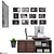 Modern Office Furniture Set 3D model small image 13