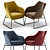 Sleek Sintra Meeting Chair: Ideal for Modern Offices 3D model small image 2