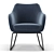 Sleek Sintra Meeting Chair: Ideal for Modern Offices 3D model small image 3