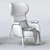 VUELTA Modern High Back Armchair 3D model small image 5