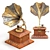 Vintage Gramophone Table Decor 3D model small image 2