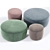 Ross Gardam Pouf & Ottoman: Versatile & Stylish Accent 3D model small image 2