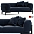 Natuzzi Oblo Modern Sofa 3D model small image 1