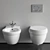 Galassia Ethos Wall-Hung WC & Bidet 3D model small image 3