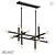 Elegant Milano Chandelier 3D model small image 1