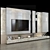  Modern TV Wall Set 0179 3D model small image 2