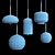 Marble-inspired Pendant Light - Romatti Genea 3D model small image 2