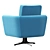 Modernity in Motion Swivel Armchair 3D model small image 4