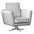 Modernity in Motion Swivel Armchair 3D model small image 5