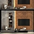 Elegant Cabinet Furniture 0114 3D model small image 1