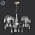 Leafy Elegance Chandelier 3D model small image 3