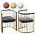 Saarinen 1908 Chair: Vintage Elegance 3D model small image 1