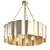 Clausten 4-Light Chandelier: Elegant Illumination for Any Space 3D model small image 1