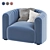 Sancal CORE Armchair: Modern Comfort 3D model small image 1