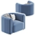 Sancal CORE Armchair: Modern Comfort 3D model small image 4