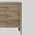 French Oak Closed Nightstand 3D model small image 4
