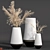 Elegant Pampas in Vase 3D model small image 1