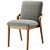 Elegant Grace Side Chair 3D model small image 3