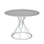 Title: Niut Glass Dining Table - Stylish Ø 120cm 3D model small image 2