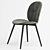 Elegant Upholstered Dining Chair 3D model small image 2