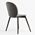 Elegant Upholstered Dining Chair 3D model small image 3