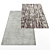 Modern Style Rug Set 3D model small image 2