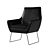 Sleek Accent Chair: Kendrick 3D model small image 6