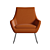 Sleek Accent Chair: Kendrick 3D model small image 9