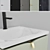 ORiSTO SIENA 50 cm Washbasin 3D model small image 2