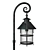 Elegant Iron Street Lamp 3D model small image 2