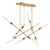 Sleek 5-Arm Lancey Pendant 3D model small image 1