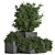 Concrete Box Outdoor Plant Tree 3D model small image 1