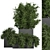 Concrete Box Outdoor Plant Tree 3D model small image 2