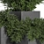 Concrete Box Outdoor Plant Tree 3D model small image 3