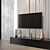 Modern TV Set with Studio-Inspired Design 3D model small image 4