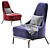 Redd Armchair: Contemporary Comfort 3D model small image 2
