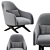 Poliform MARLON Armchair: Sleek and Stylish Seating Solution 3D model small image 2
