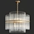 Elegant Glass Chandelier - FUMAT 3D model small image 1