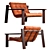 Vintage Brazilian Lounge Chairs by Percival Lafer 3D model small image 1