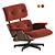 Elegant Eames Lounge Chair 3D model small image 1