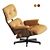 Elegant Eames Lounge Chair 3D model small image 2