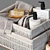 ZARA HOME Decorative Basket Set: Chic and Functional 3D model small image 3