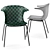 Modern Loop Mono Armchair: Stylish and Space-Saving 3D model small image 4