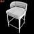 Refined Grange Bar Stool: Luxury Craftsmanship 3D model small image 4